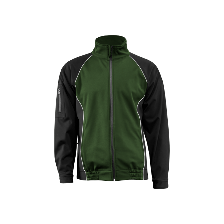 Softshell Ranglan Verde Negro