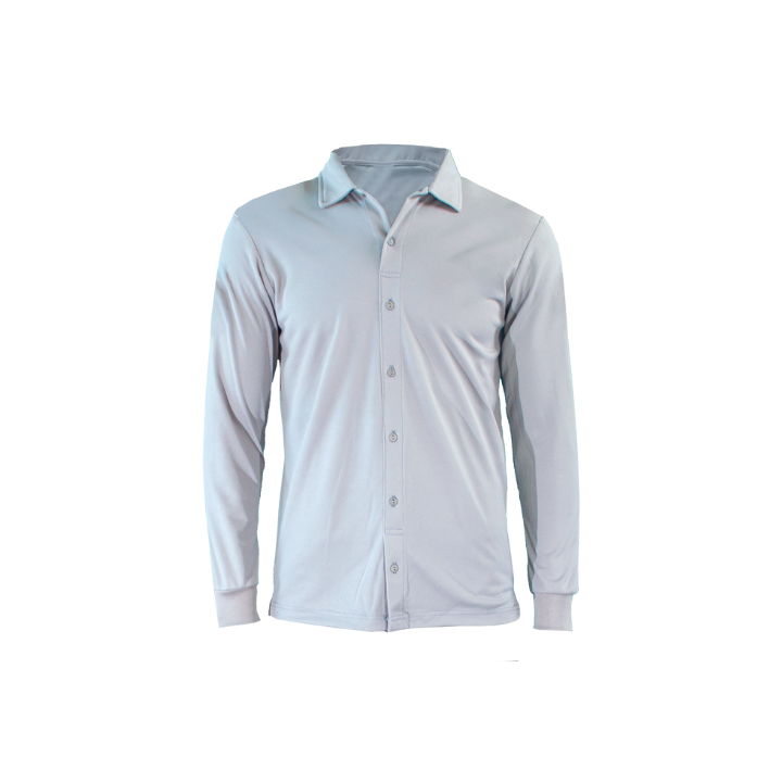 Polo M/L Camisero Gris