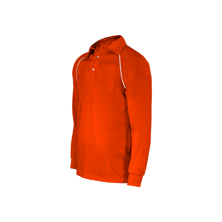 Polo Ranglan Naranja Neon