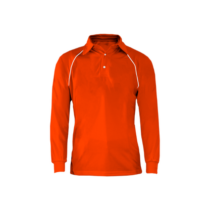 Polo Ranglan Naranja Neon