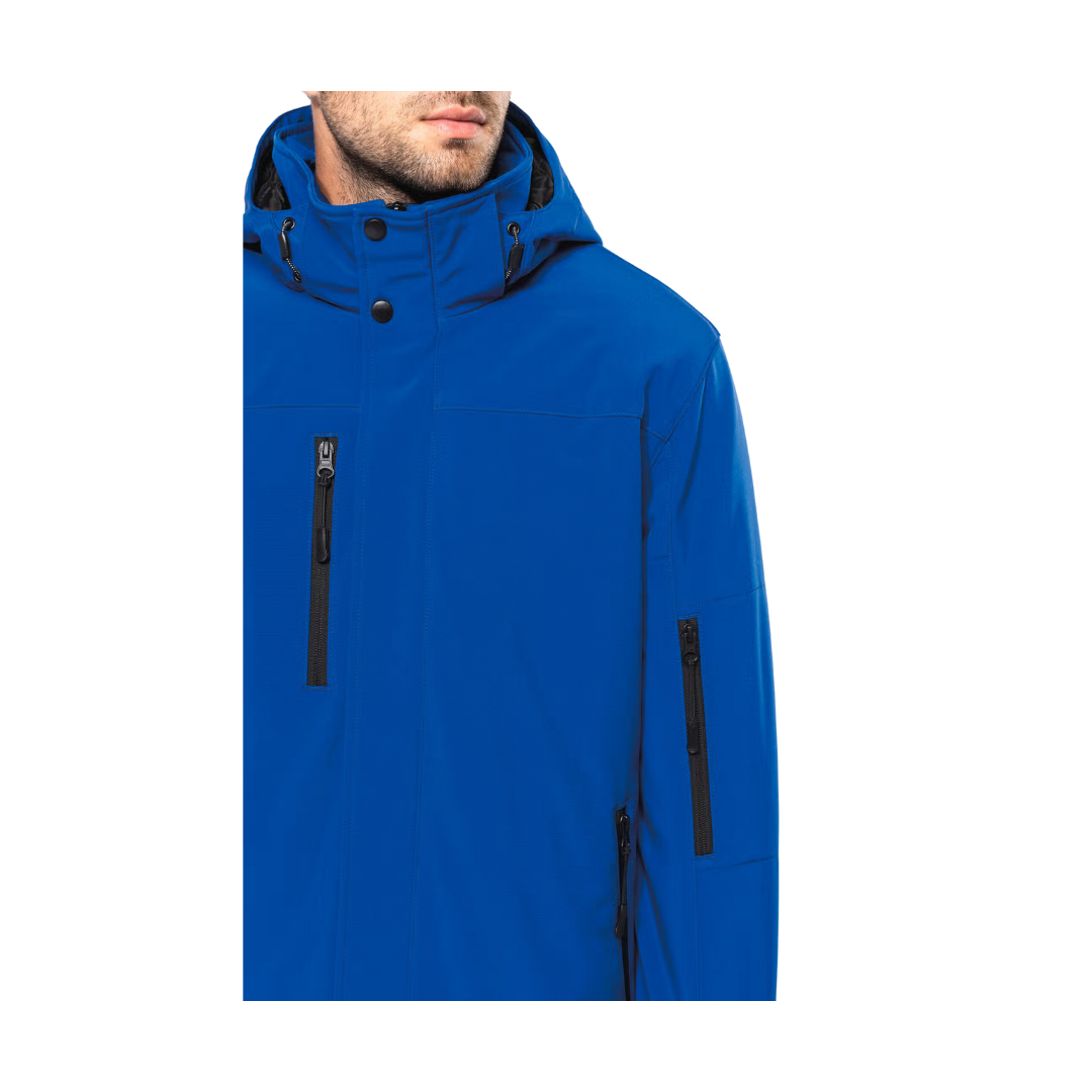 Parka Softshell Acolchada con capucha